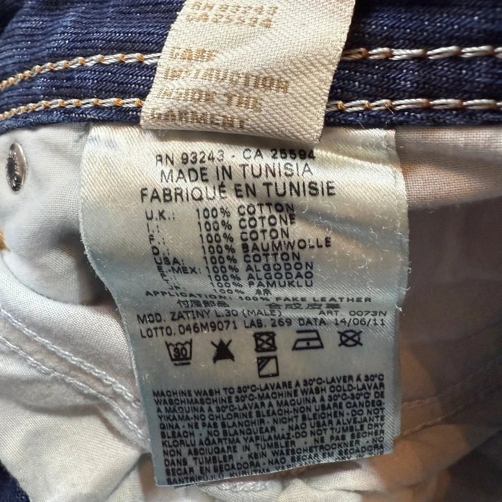 Diesel Men's Bootcut Jeans in Faded Blue Wash